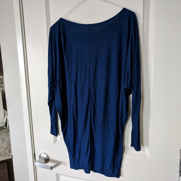 ⭐Vince Dolman Sleeve Slouchy Blue Top - Picture 4 of 8